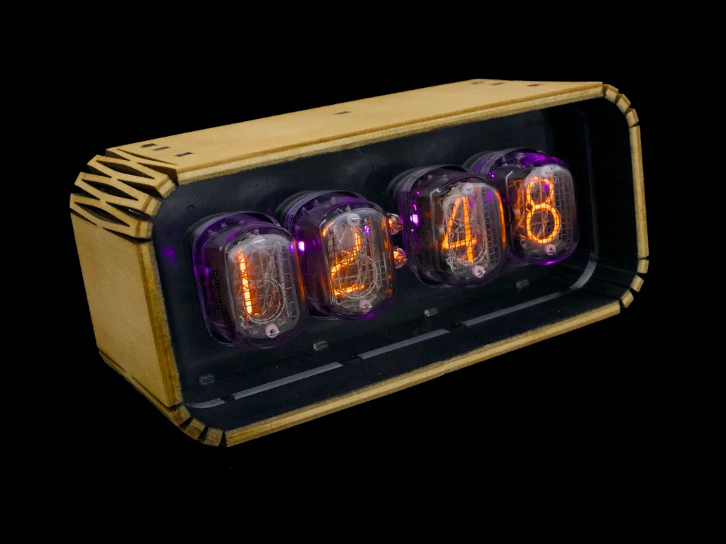 NIX4F Nixie Tube Clock | NIX labs